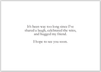 Text message on a white background with a black border