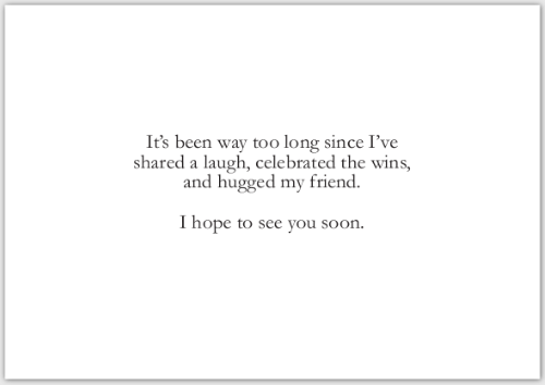Text message on a white background with a black border