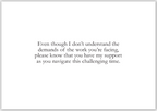 Motivational quote on a white background