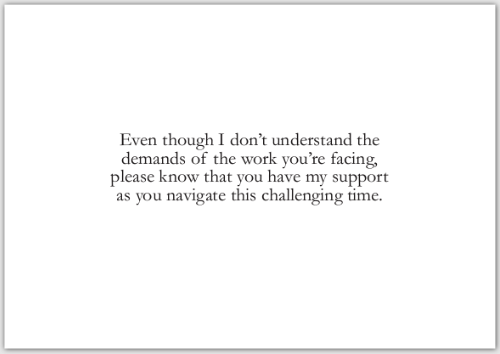Motivational quote on a white background