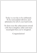 Motivational quote on a white background
