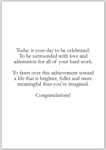 Motivational quote on a white background